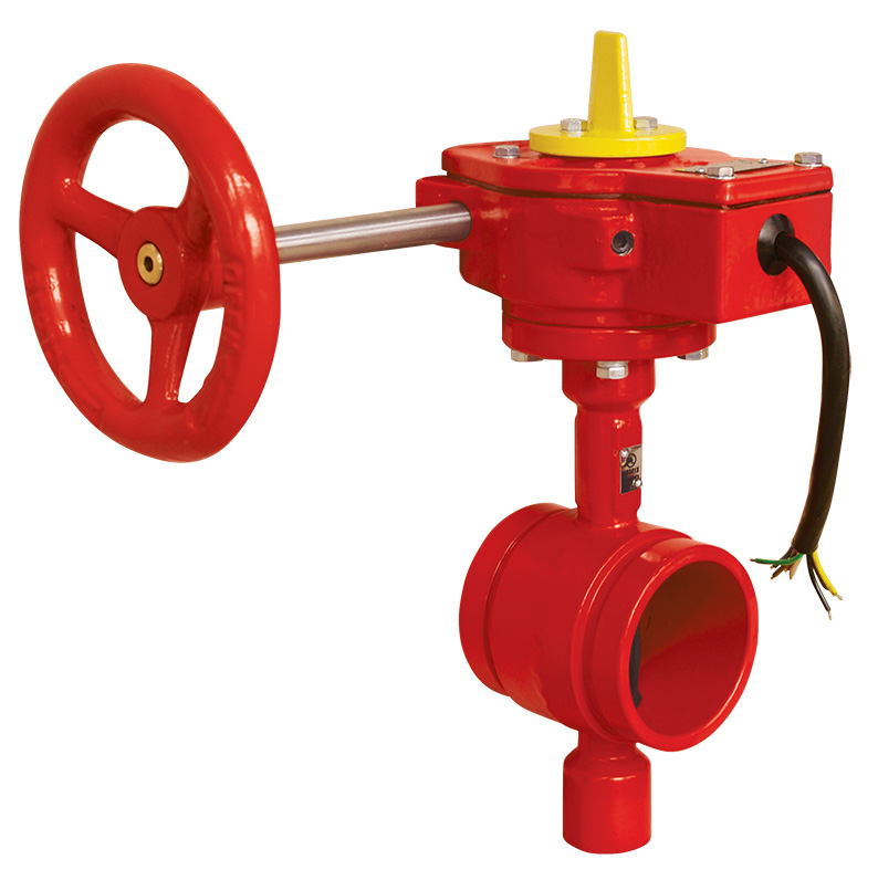UL FM Grooved butterfly Valves - 300 PSI - Apc Valves